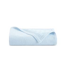 Arkwright Llc 764950218945 Basket Weave Queen Blanket - 100% Ringspun Cotton All Season Blanke