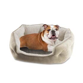59-40681snd Arlee Home Fashions Cuddler Pet Dog Bed - Memory Foam Chew Resistant Medium/large