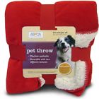As9035red Aspca Dog Pet Throw Blanket 840294129885