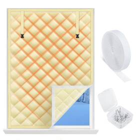 Axcoix Iwc62-47 3 Layer 47 Inch X 62 Thermal Insulated Window Cover Oxford Windows Blanket Curta