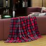 Ayr-throw-plaid Valerian Luxury Velvet Super Soft Light Weight Blanket Prints Fleece