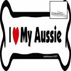 B0015 Bone Car Magnet Love My Aussie By Free 729173900152