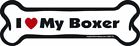 B0039 Imagine This Bone Car Magnet Love My Boxer 729173900398