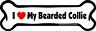 B0048 Imagine This Bone Car Magnet Love My Bearded 729173900480