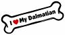 B0079 Imagine This Bone Car Magnet Love My Dalmatian 729173900794