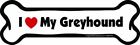 B0103 Imagine This Bone Car Magnet Love My Greyhound 729173901036
