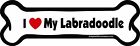 B0135 Imagine This Bone Car Magnet Love My Labradoodle By