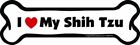 B0203 Imagine This Bone Car Magnet Love My Shih 729173902033