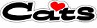 B0626 Imagine This By Car Magnet Word Shape Love Cats