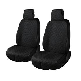 Bd-05-b3 Baoll 2pcs Linen Front Seat Covers For Cars Sideless Breathable Cloth F