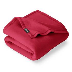 Bare Home 643665957441 Polar Fleece Blanket - Full/queen Red Warm And Cozy Premium Fle