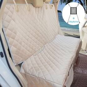 Bark Lover 767884081128 Dog Car Seat Cover For Back Waterproof Backseat Protector Nonslip Rear
