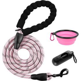 B0f82qdg9f Barkbay Heavy Duty Dog Leash 6ft Padded Handle Reflective Large Dogs Walk