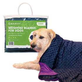 Barmy 850012575269 Weighted Blanket For Dogs With Washable Cover - Thunder Blankets An