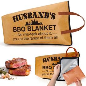 Bk05 Bdayption Gifts For Husband Bbq Blanket Resting Meat Christmas Thanksgiving Annive