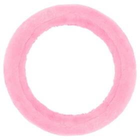 Bdk Sw-920-pk Alt Faux Fur/wool/sheepskin Steering Wheel Cover For Women - Soft Fluffy An