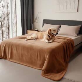 Bedding Aid 628124208258 Waterproof Blanket With Resistant Protection Soft And Cozy Flannel Throw For Love