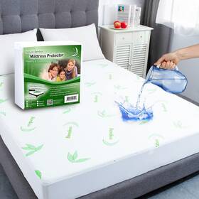 Ba7916 Bedding Aid Waterproof Twin Mattress Protector Super Soft Rayon