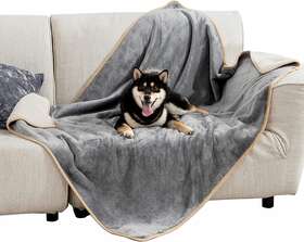 Bedsure Comfy Pet 445019585545 Waterproof Dog Blankets For Large Dogs - Cat Blanket Washable Couch P
