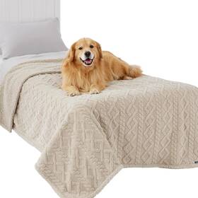 Bedsure Comfy Pet 711181101997 Waterproof Dog Blankets For Large Dogs - Blanket Bed Protector W