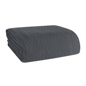 70502 Belizzi Home 100% Cotton Bed Blanket Breathable Thermal Full - Queen