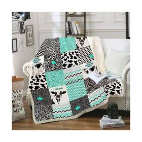 Belperan 406523267822 Cow Decor Bedding Throw - Soft Print Queen Size Blanket For Girls &... Fast Ship