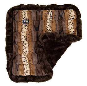 Bessie Barnie 616043411088 And Blanket - Extra Plush Faux Fur Dog Reversible Pet