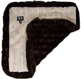 Bessie Barnie 638126977045 And Natural Beauty/ Godiva Brown Ruffles Luxury Ultra Plush Fau