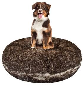 Bessie Barnie 860005146376 Extra Plush Faux Fur Dog Bed 36 Inch L X W 10 Th Circle Sha