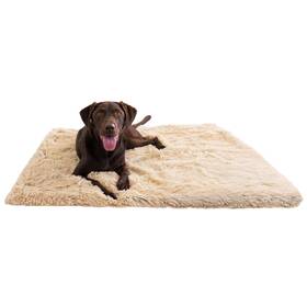 Best Friends By Sheri 817403025000 Calming Faux Fur Dog Blanket 40x50 Taupe Plush