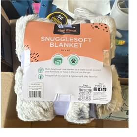 Best Friends By Sheri Blkt-sng-sft-gry-3040 Snugglesoft Faux Fur Dog Blanket Gray 30x40 Washable