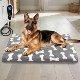 B0d9292xtb Bestio Large Dog Heating Pad 34x21 In Heated Bed With Constant Heat And Auto