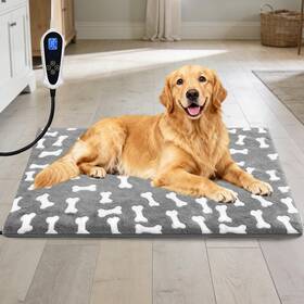 Paw-75 Bestio 120 Extra Large Dog Heating Pad 47x30 In Heated Bed With Constant Heat