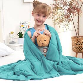 Betu 698596050242 Weighted Blanket 10lbs Heavy Throw For 80-120lbs Big Blankets