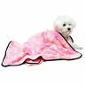 Bl0601-003 Expawlorer Pet Blanket For Small Cats Dogs Thick Pink