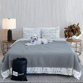 Blue Zoca 100% Waterproof Premium Blanket For Bed Couch Sofa 3 Layer