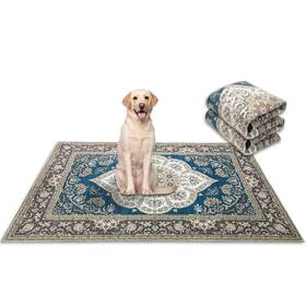 Style2 Bnosdm 2 Pcs Dog Playpen Mat Washable Reusable Puppy Pad 47x31 Inch Floor Pr