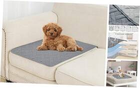 Grey-20x30 Boctopug Dog Bed Cover For Pets - Blankets 20.0 Inch L X 30.0 W 2.0 Th Dark Grey Light