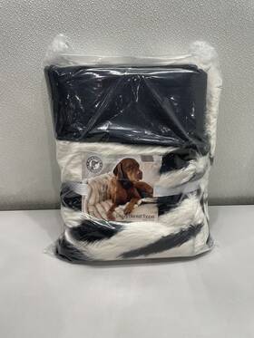 Bowsers 661491197541 Luxury Blanket Topper For Dogs White Bengal Xl