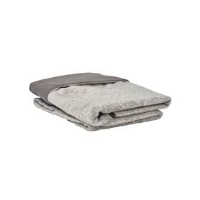 22649 Bowsers Pet Products Blanket Topper For Dogs In Grey Goose Fabric Finish Size - Med