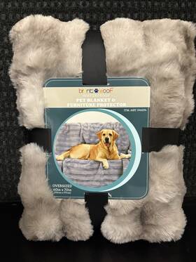 1961074 Brentwood Waterproof Pet Blanket And Furniture Protector Oversized 60 Inch X 70 New