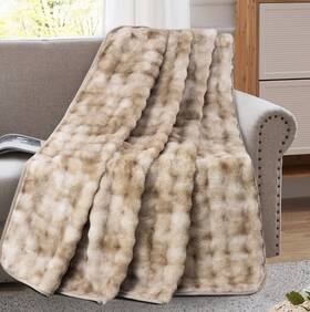 Brentwood 445011856827 Oversized Waterproof Pet Blanket Furniture Protector Bubble Fur New