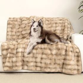 1961070 Brentwoof Oversized 60 X 70 Waterproof Pet Blanket Soft 100% Polyester Fabric