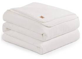 39582 Britannica Home Fashions Inc. Cap Blanket Fleece Fluffy For Bed Luxury Cozy Full/queen White