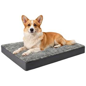 Buyff Gd0715m Dog Bed Medium Size Orthopedic Flannel Pet With Removable Washable C