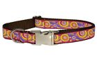 C003-cm Sassy Dog Wear Circles And Waves Collar Medium 639737689655