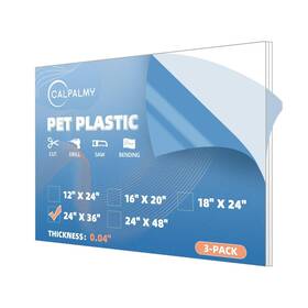 Calpalmy 684753221914 3 Pack Pet Sheet Panels - 24 X 36 0.04 Plexiglass-quality Lightweight And