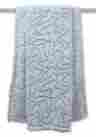 Camz33210 Microfiber Pet Blanket For Couch Car Trunk Cage Kennel Dog House Bone Blue 7426796301122