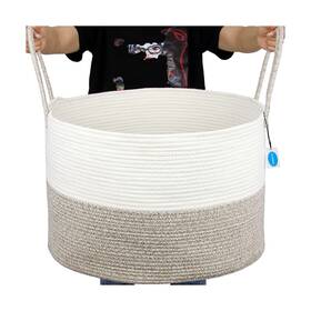 Mb2021010 Casaphoria Xxxlarge Cotton Rope Basket For Living Room - Woven Stor... Fast Ship