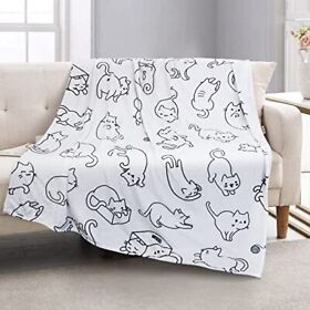 Cat Blanket For Girls And Women Funny Gifts Lovers Cute